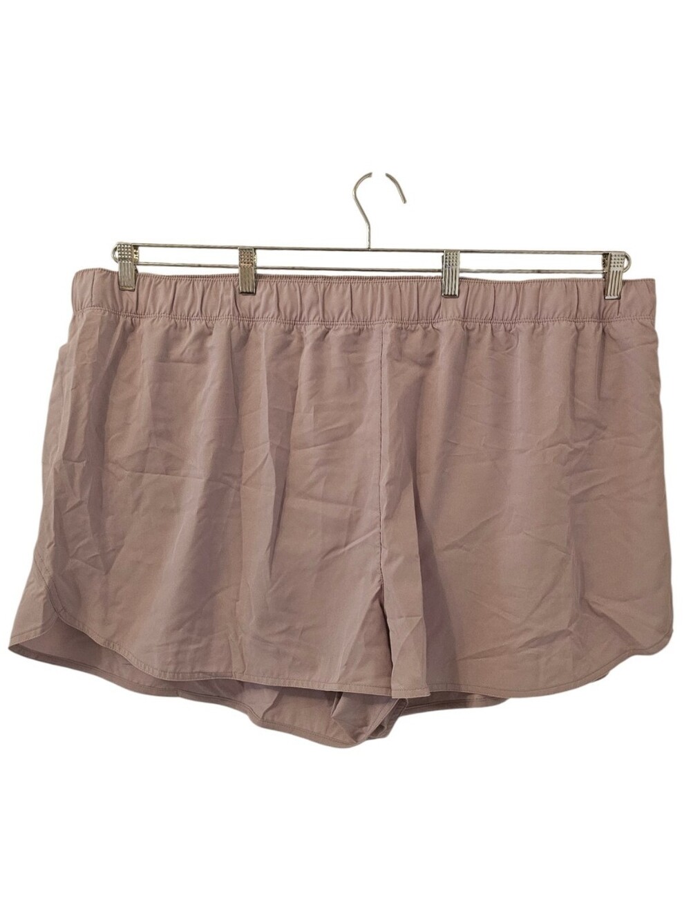Purple Old Navy Women's Mid-Rise StretchTech Dolphin-Hem Run Shorts